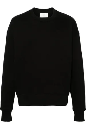 Ami Bluzy, Kobieta, Czarny, XS, Casual Czarny Sweatshirt