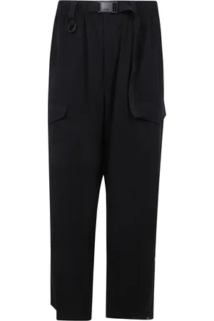 Y-3 Spodnie, Mężczyzna, Czarny, S, Spodnie Cargo Twill