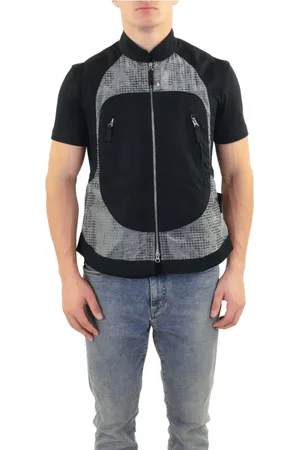 Stone Island Kurtki, Mężczyzna, Czarny, M, Kamizelka Devore