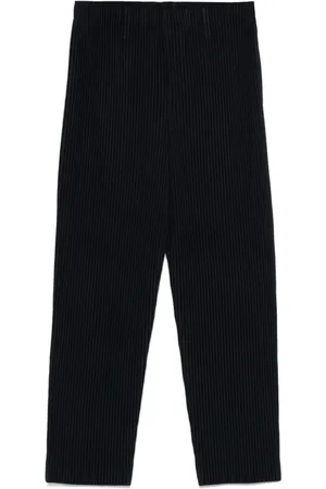 Issey Miyake Spodnie, Mężczyzna, Czarny, L, Basic Pleated Pants