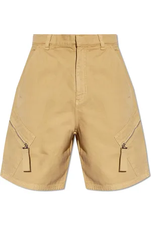 Jacquemus Szorty, Mężczyzna, Beżowy, L, Bawełna, Marrone Cargo Shorts