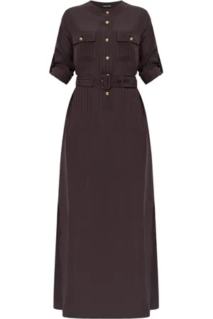 Tom Ford Sukienki, Kobieta, brązowy, M, Elegancka Czarna Sukienka