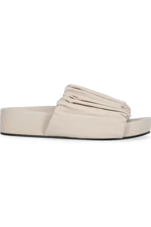 Jil Sander Buty, Kobieta, Różowy, 37 EU, Skóra, Kultowe skórzane sandały damskie