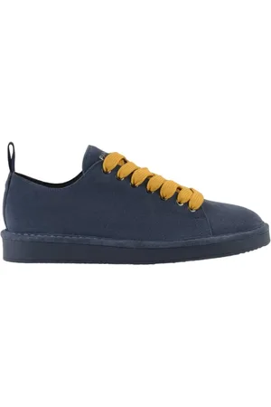 Panchic Buty, Mężczyzna, Niebieski, 40 EU, Zamsz, Niebieskie zamszowe sneakersy sznurowane