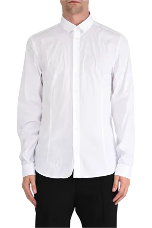 Patrizia Pepe Koszule, Mężczyzna, Biały, 2XL, Bawełna, Koszula Formalna - Klasyczny Kołnierzyk