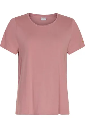 In Front Koszulki, Kobieta, Różowy, M, Poliester, T-shirt z sercem Dusty Rose