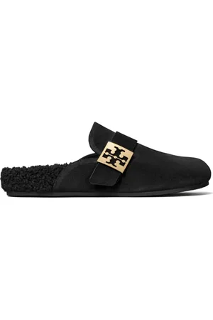 Tory Burch Buty, Kobieta, Czarny, 37 EU, Zamsz, Mokasyny Mellow Shearling