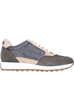 PESERICO SIGN Buty, Kobieta, Wielobarwność, 36 EU, Skóra, Sneakersy z tkaniny i skóry