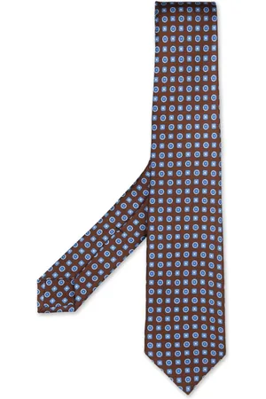 Kiton Akcesoria, Mężczyzna, brązowy, ONE SIZE, Brązowy Jedwabny Elegancki Szal
