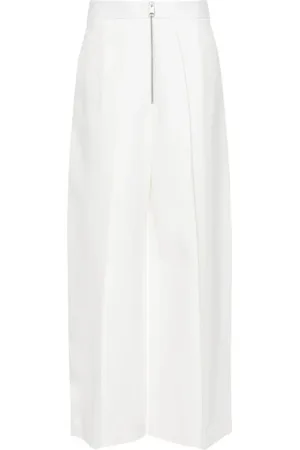 Khaite Spodnie, Kobieta, Biały, M, Bawełna, Chalk Marine Pant