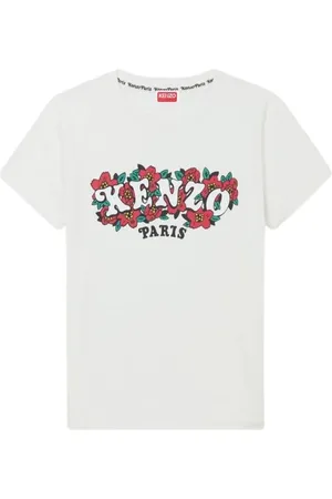 Kenzo Koszulki, Kobieta, Biały, L, Bawełna, Verdy Market Animation T-shirt