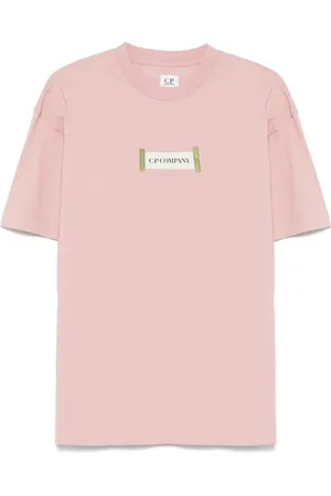 C.P. Company Koszulki, Mężczyzna, Różowy, S, Różowy Misty T-shirt