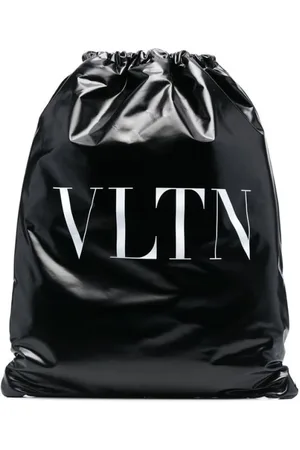 VALENTINO GARAVANI Torebki, Mężczyzna, Czarny, ONE SIZE, Len, Plecak