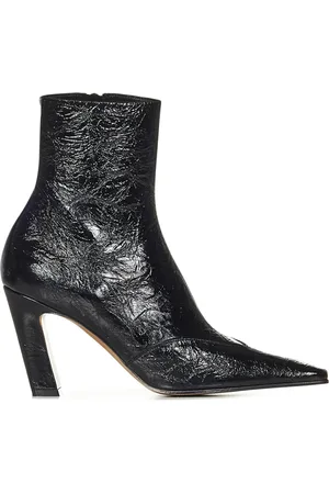 Khaite Buty, Kobieta, Czarny, 40 EU, Skóra, Czarne Botki NY