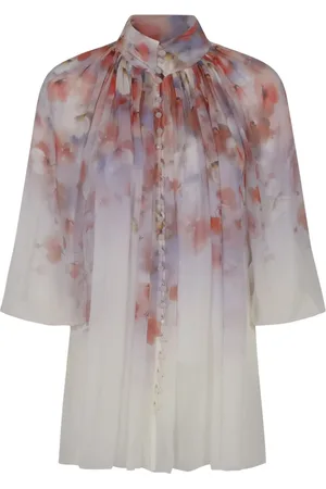 ZIMMERMANN Bluzki, Kobieta, Wielobarwność, S, Crush Smock Blouse