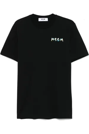 Msgm Koszulki, Mężczyzna, Czarny, S, Czarna Koszulka Polo Stylowy Fason