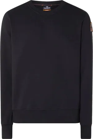 Parajumpers Bluzy, Mężczyzna, Czarny, L, Bawełna, Bluza Crewneck