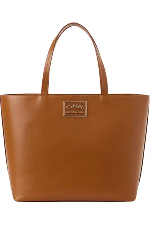 Iceberg Torebki, Kobieta, brązowy, ONE SIZE, Skóra, Torba Shopper