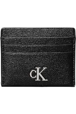 Calvin Klein Akcesoria, Kobieta, Czarny, ONE SIZE, Elegancki Portfel z Wieloma Slotami