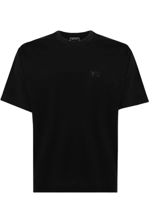 Y-3 Koszulki, Mężczyzna, Czarny, XS, Bawełna, Koszulka T-Shirt z Okrągłym Dekoltem w Jednolitym Kolorze
