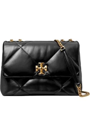 Tory Burch Torebki, Kobieta, Czarny, ONE SIZE, Skóra, Kira Diamond Quilt Convertible Shoulder Bag