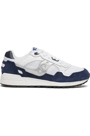 Saucony Buty, Kobieta, Wielobarwność, 41 EU, Zamsz, Białe Sneakersy w Stylu Retro