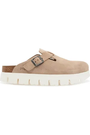 Birkenstock Buty, Kobieta, Beżowy, 39 EU, Zamsz, Ciepłe Kalosze ze Zamszu Narrow