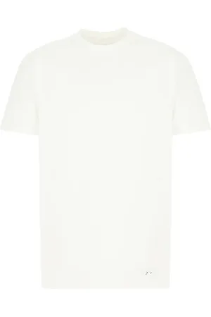 Jil Sander Koszulki, Mężczyzna, Biały, XL, Bawełna, Casualowa koszulka bawełniana