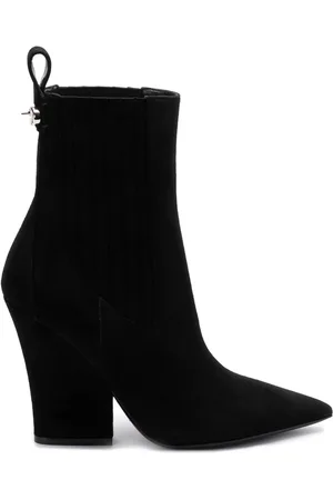 VALENTINO GARAVANI Buty, Kobieta, Czarny, 35 EU, Skóra, Kowbojki Vlogo Lockette
