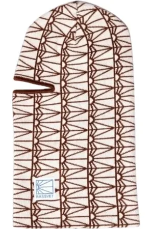 Rassvet Akcesoria, unisex, Beżowy, ONE SIZE, Logo Balaclava w Beżu