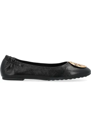 Tory Burch Buty, Kobieta, Czarny, 37 EU, Skóra, Baleriny Claire ze skóry