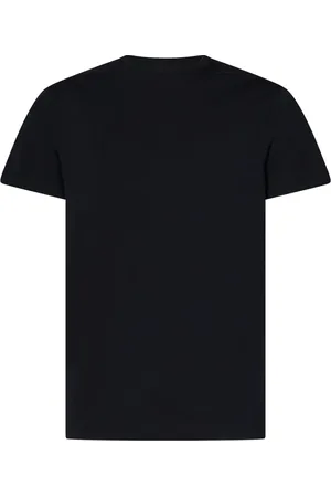 Jil Sander Koszulki, Mężczyzna, Niebieski, S, Bawełna, Niebieskie prążkowane T-shirty i polo z okrągłym dekoltem