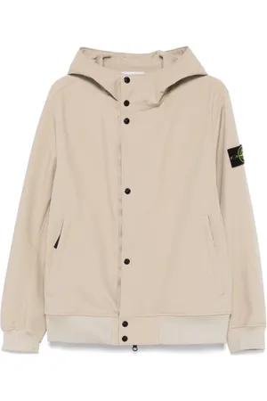 Stone Island Kurtki, Mężczyzna, Beżowy, L, Beżowa Parka