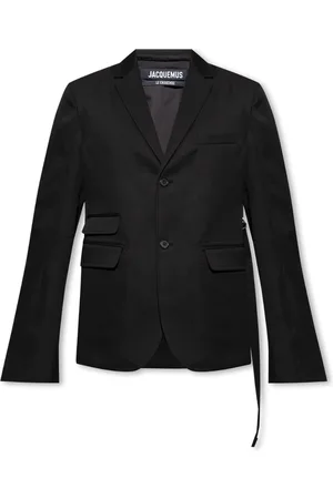 Jacquemus Kurtki, Mężczyzna, Czarny, M, Wełna, Piccinni Blazer