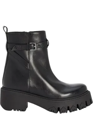 Patrizia Pepe Buty, Kobieta, Czarny, 39 EU, Skóra, Botki Biker