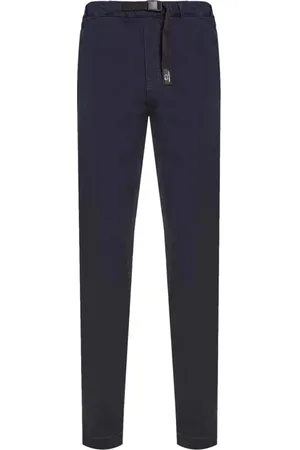 Woolrich Spodnie, Mężczyzna, Niebieski, XL, Bawełna, Spodnie Slim-fit