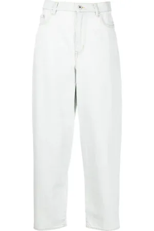 Kenzo Jeansy, Kobieta, Niebieski, W29, Bawełna, Jeansyy o luźnym kroju