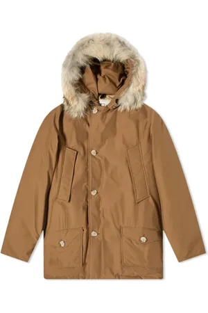 Woolrich Kurtki, Mężczyzna, brązowy, L, Bawełna, Arctic DF Parka