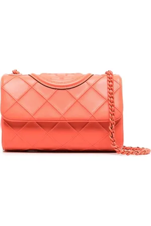Tory Burch Torebki, Kobieta, Pomarańczowy, ONE SIZE, Fleming Shoulder Bag