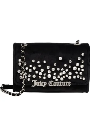 Juicy Couture Torebki, Kobieta, Czarny, ONE SIZE, Poliester, Torebka na ramię Iris z zapięciem