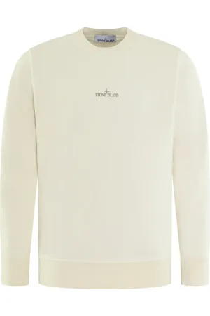 Stone Island Bluzy, Mężczyzna, Beżowy, S, Bawełna, Bluza dresowa