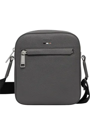 HUGO BOSS Torebki, Mężczyzna, Szary, ONE SIZE, Poliester, Torba na ramię