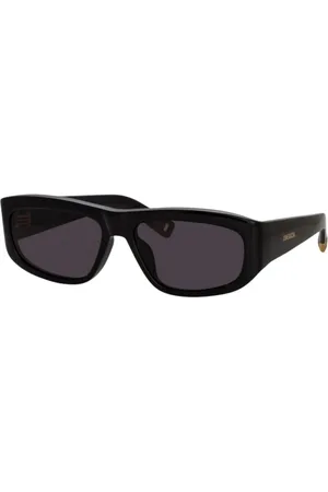 Jacquemus Akcesoria, Mężczyzna, Czarny, ONE SIZE, Len, Okulary przeciwsłoneczne
