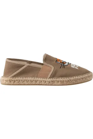 Kenzo Buty, Mężczyzna, brązowy, 44 EU, Espadryle Lucky Tiger Canvas