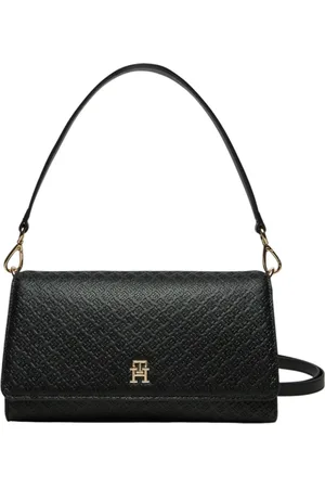 Tommy Hilfiger Torebki, Kobieta, Czarny, ONE SIZE, Średnia Torba na Ramię