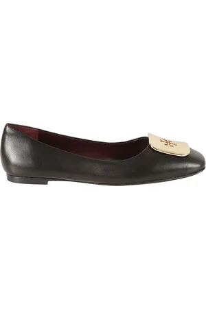 Tory Burch Buty, Kobieta, Czarny, 37 EU, Skóra, Baleriny Georgia