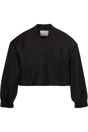 Ivy & Oak Kurtki, Kobieta, Czarny, XL, Wełna, Krótka kurtka bomberka o kroju oversize
