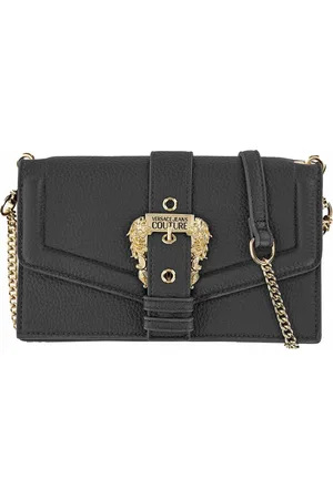 VERSACE Torebki, Kobieta, Czarny, ONE SIZE, Eleganckie Portfele