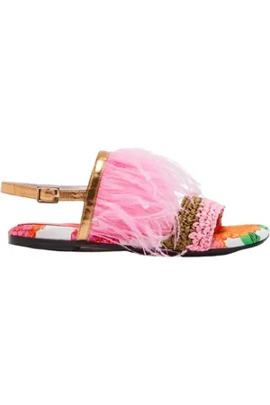 La DoubleJ Buty, Kobieta, Różowy, 37 EU, Sandały Fireworks Feather