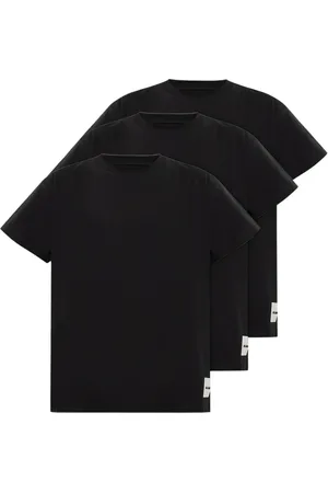 Jil Sander Koszulki, Mężczyzna, Czarny, S, Bawełna, Zestaw 3 markowych T-shirtów
